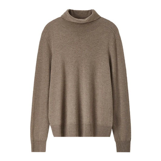 Roll-Neck Raglan Sweater
