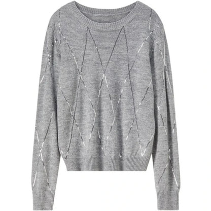Argyle Crew-Neck Sweater