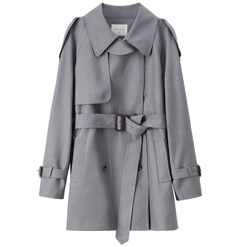 Double-Breasted Trench Coat