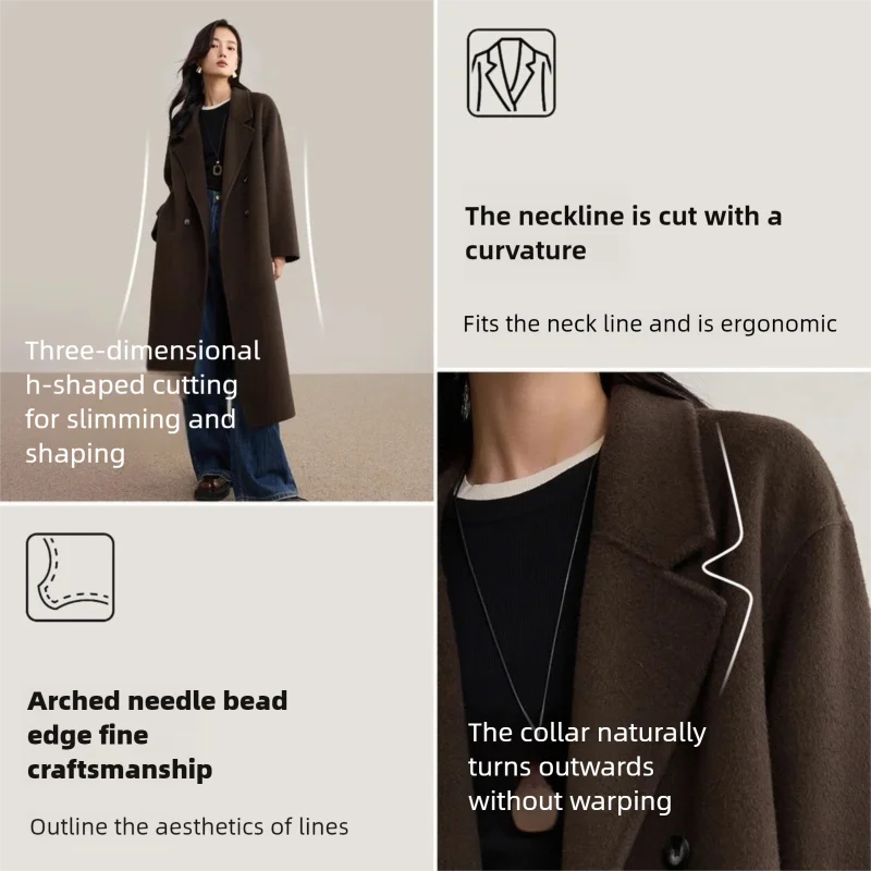 Double-Breasted Long Coat