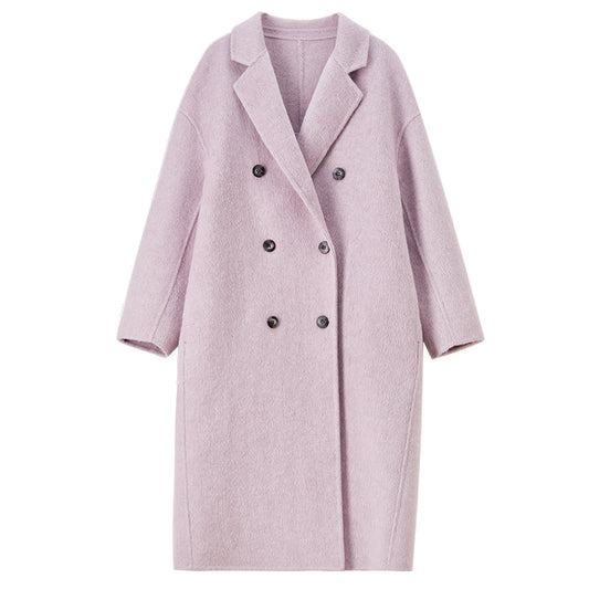 Double-Breasted Long Coat