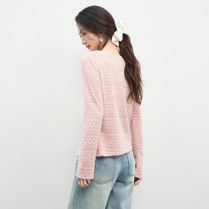 Side-Ruched Boat-Neck Top