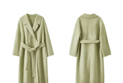 Notched-Lapel Longline Coat