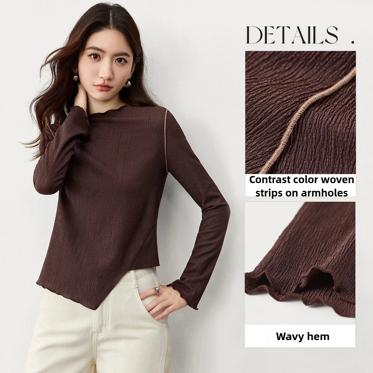 Asymmetric Lettuce-Edge Top