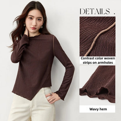 Asymmetric Lettuce-Edge Top
