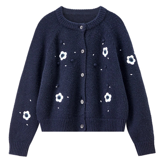 Floral Embellished Cardigan