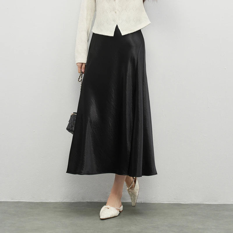 Flared Midi Skirt