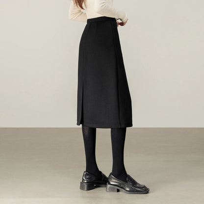 A-Line Midi Skirt
