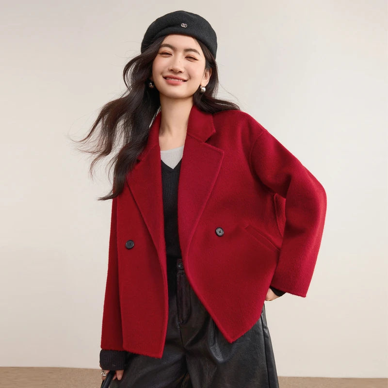 Double-Breasted Short Coat