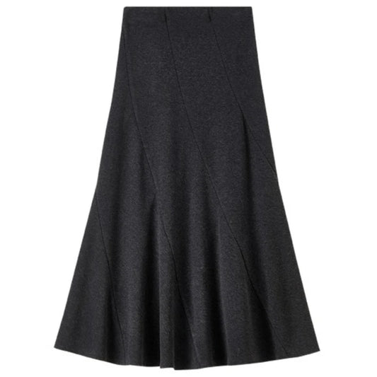 Flared Midi Skirt
