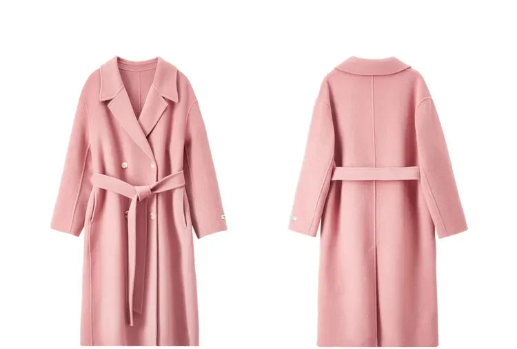 Notched-Lapel Longline Coat