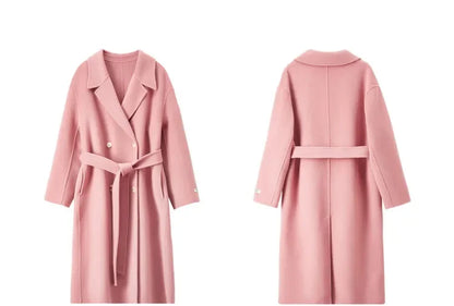 Notched-Lapel Longline Coat