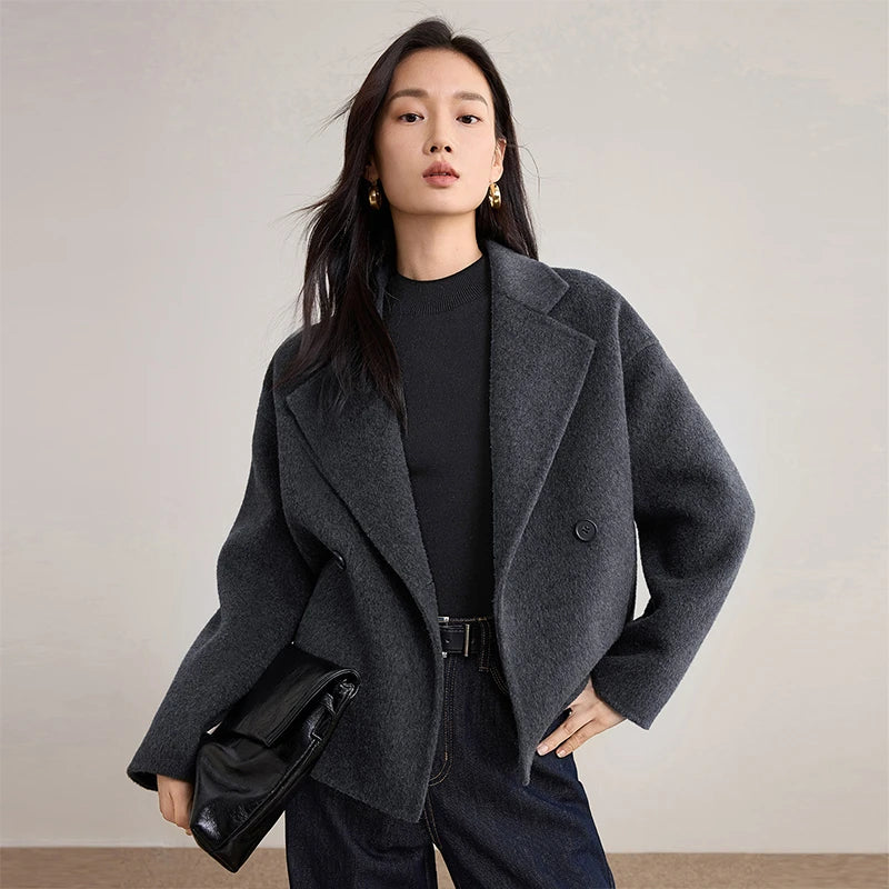 Double-Breasted Short Coat