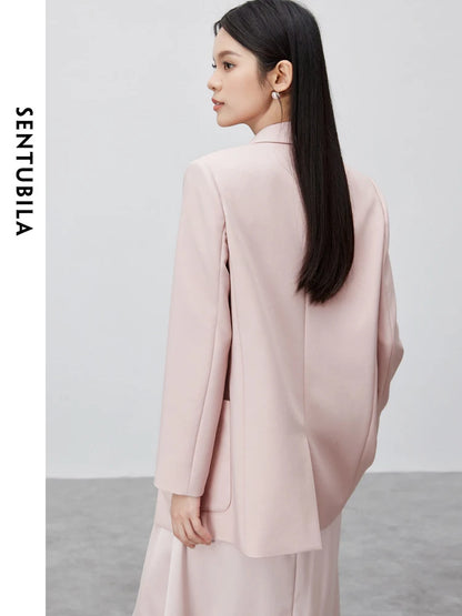 Patch-Pocket Relaxed Blazer