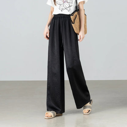 Drawstring Wide-Leg Pants