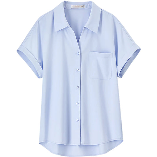 Cuffed Short-Sleeve Shirt