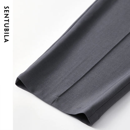 Pleated Tapered Pants