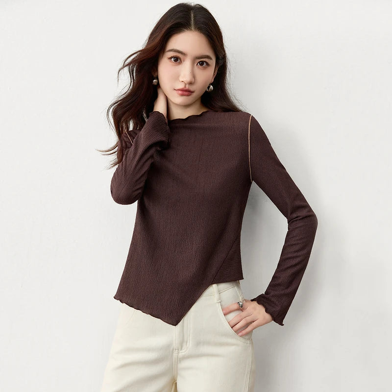 Asymmetric Lettuce-Edge Top