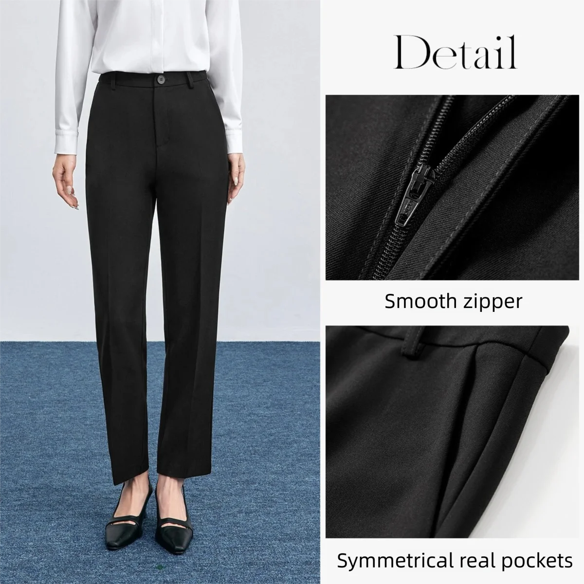 Double-Breasted Blazer and Pants Set