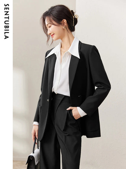 Patch-Pocket Relaxed Blazer
