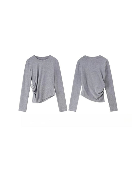 Side-Button Ruched Top