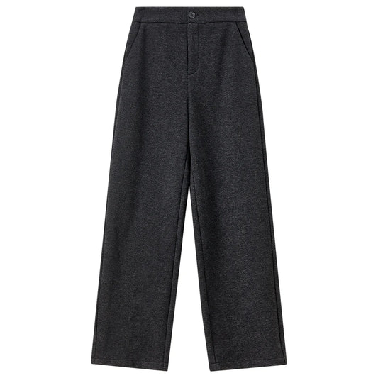 Straight-Leg Tailored Pants