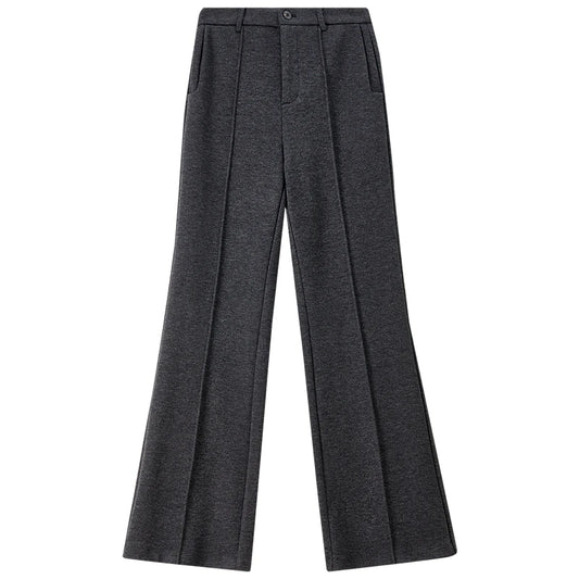 Front-Seam Flared Pants