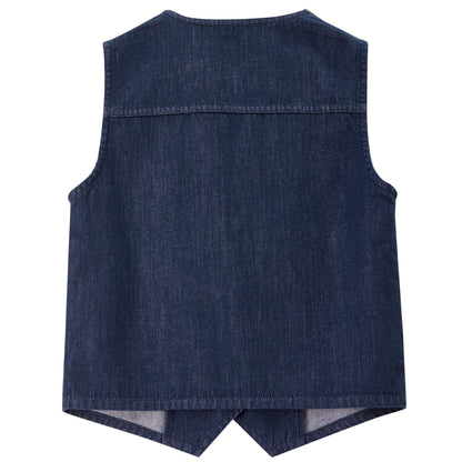 Embroidered V-Neck Vest