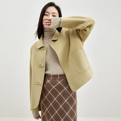 Drop-Shoulder Short Jacket