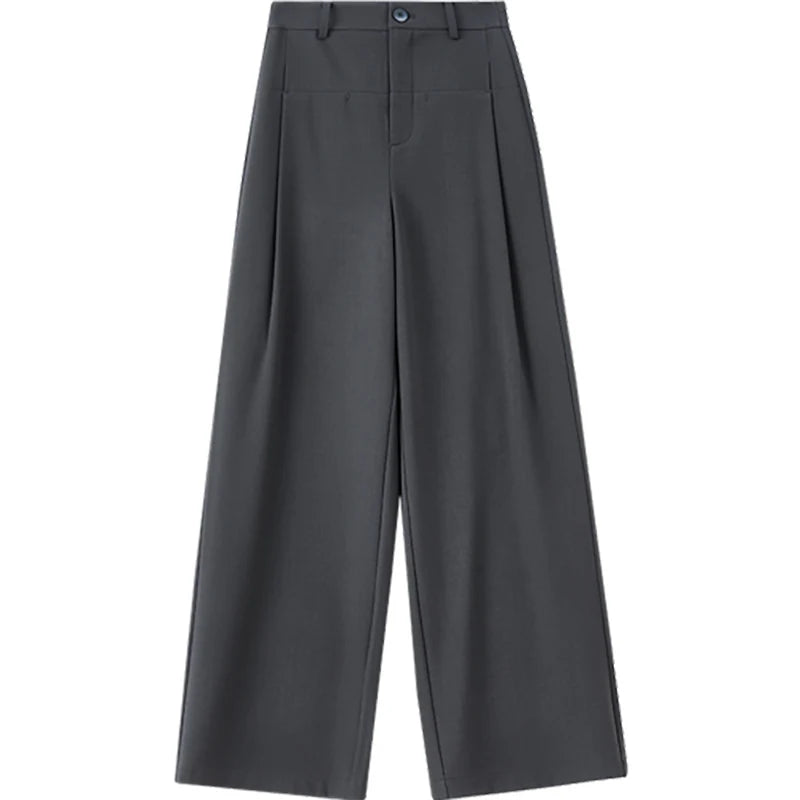 Pleated Wide-Leg Pants