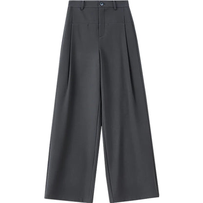 Pleated Wide-Leg Pants