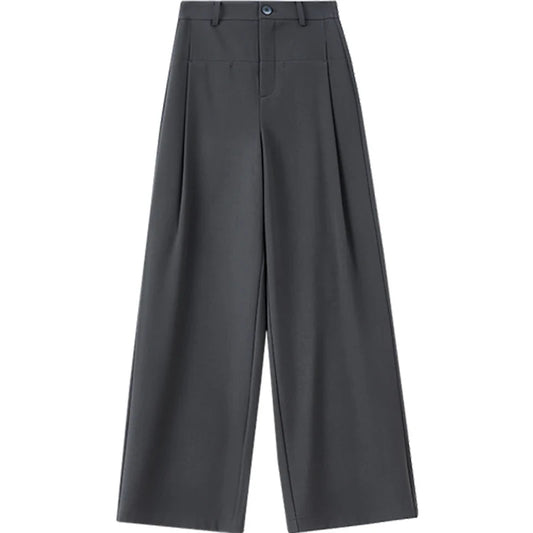 Pleated Wide-Leg Pants