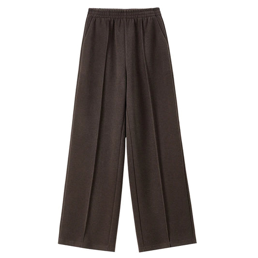 Elastic-Waist Wide-Leg Pants