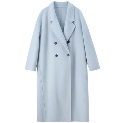 Double-Breasted Long Coat