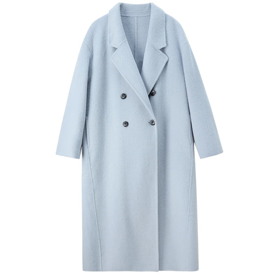 Double-Breasted Long Coat
