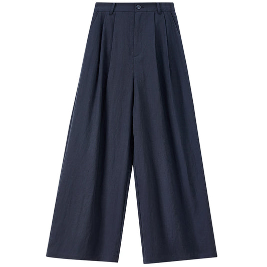 Pleated Wide-Leg Pants
