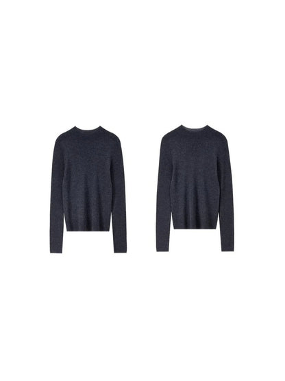 Mock-Neck Long-Sleeve Sweater