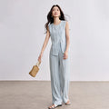 Grey Blue Pant Sets