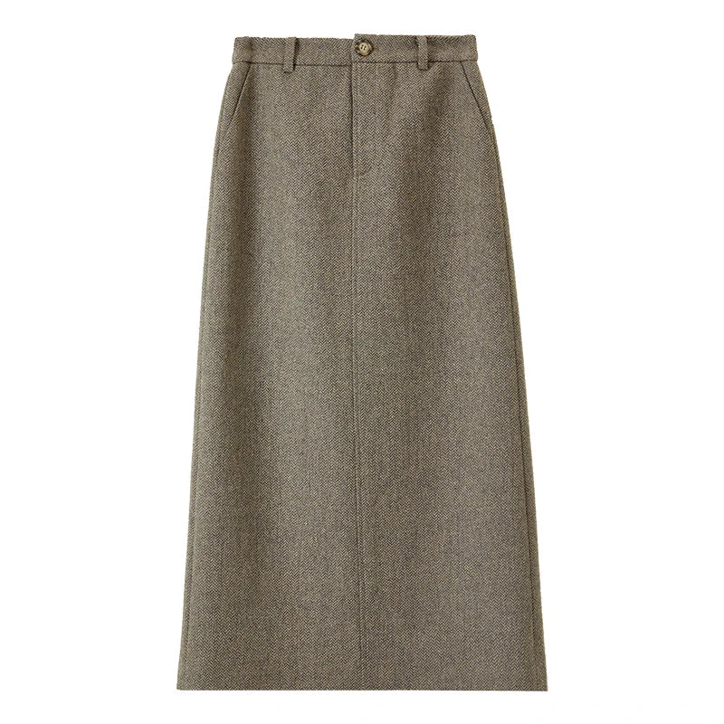 Straight Midi Skirt