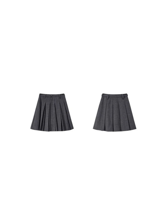 Pleated Mini Skirt