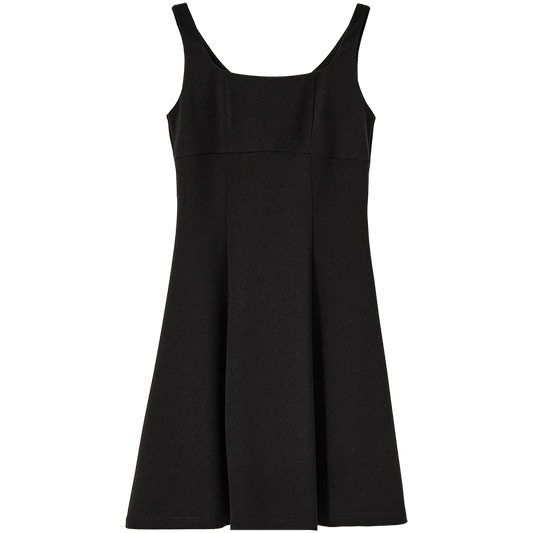 Square-Neck A-Line Dress
