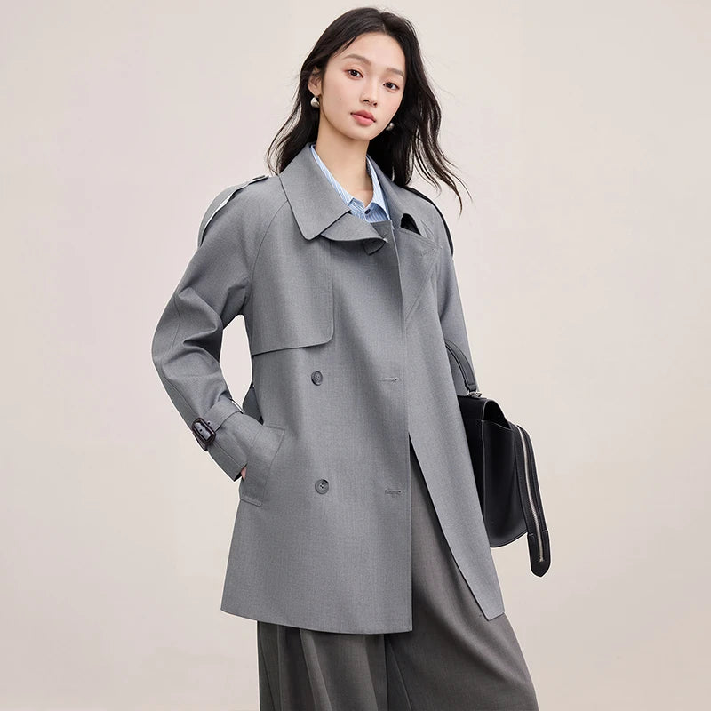 Double-Breasted Trench Coat