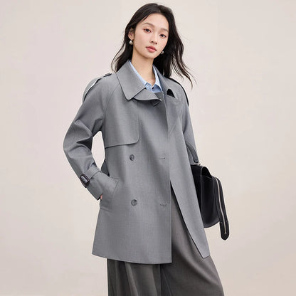 Double-Breasted Trench Coat