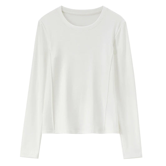 Crew-Neck Long-Sleeve Tee