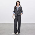 grey Pant Suits