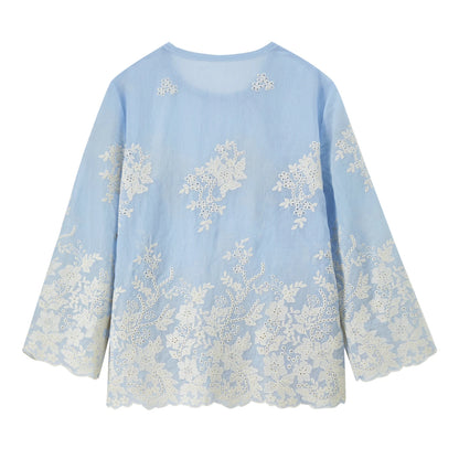 Floral Embroidered Blouse