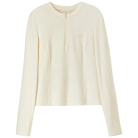 Quarter-Zip Long-Sleeve Top