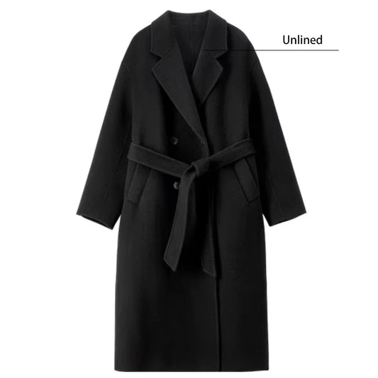 Double-Breasted Long Coat