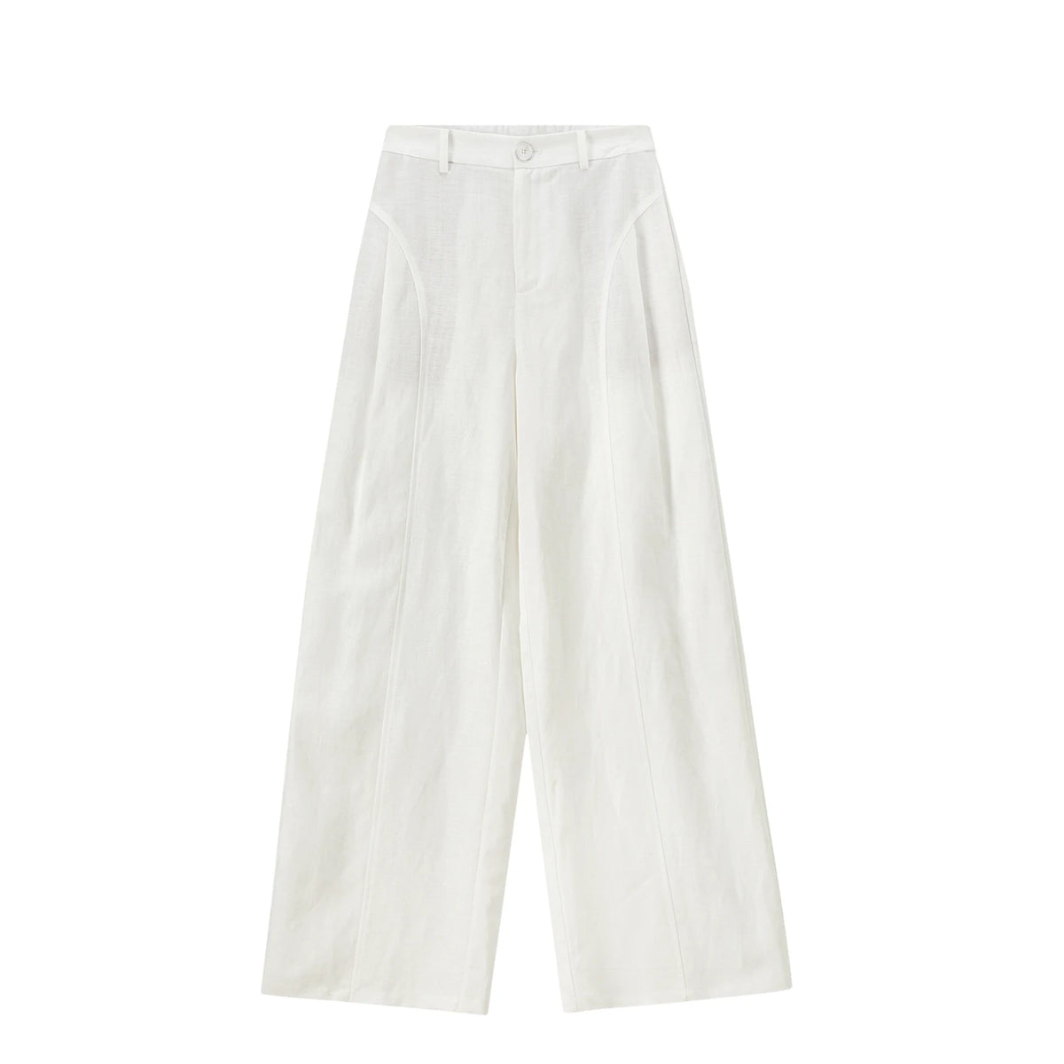 Elastic-Waist Wide-Leg Pants