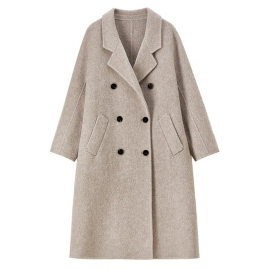 Double-Breasted Long Coat
